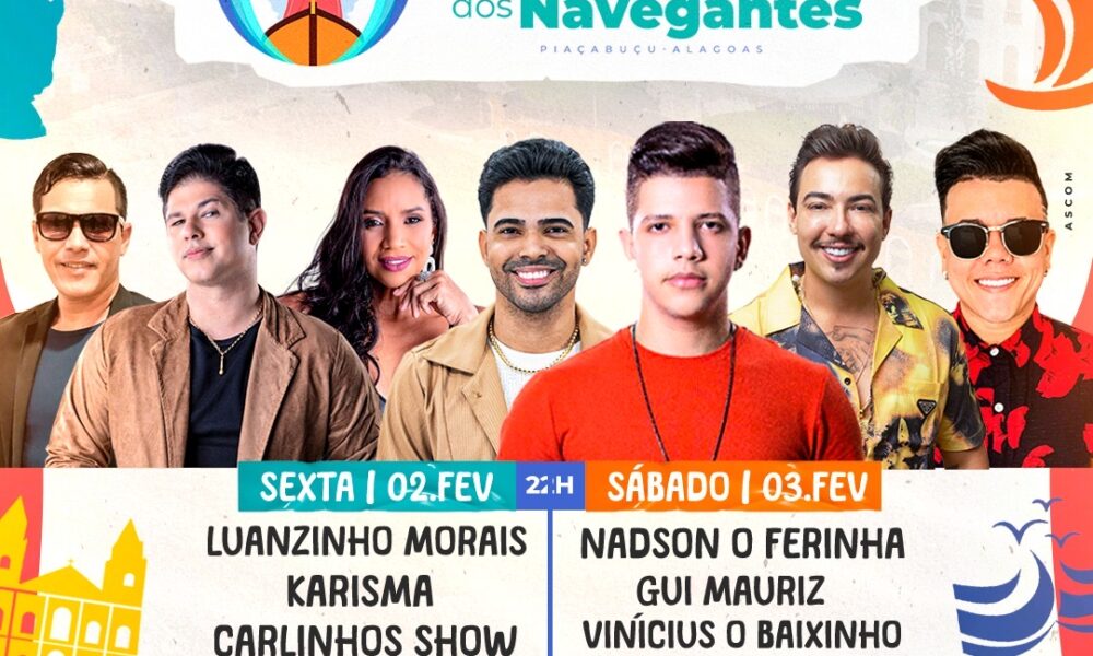 Festa de Bom Jesus dos Navegantes 2024 terá shows de Nadson, Karisma ...